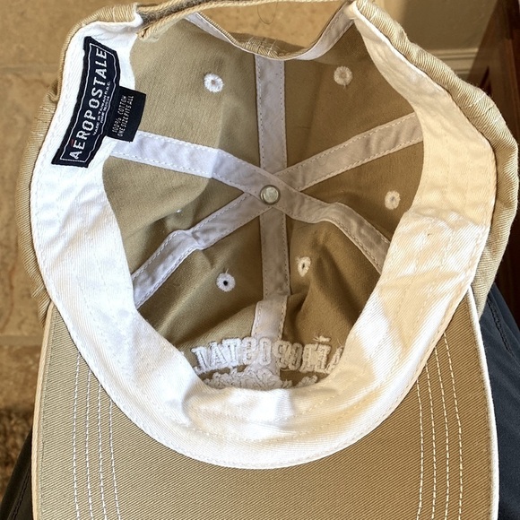 Women’s Aeropostale Tan Athletics ball cap, Hat Size OS - Picture 4 of 5